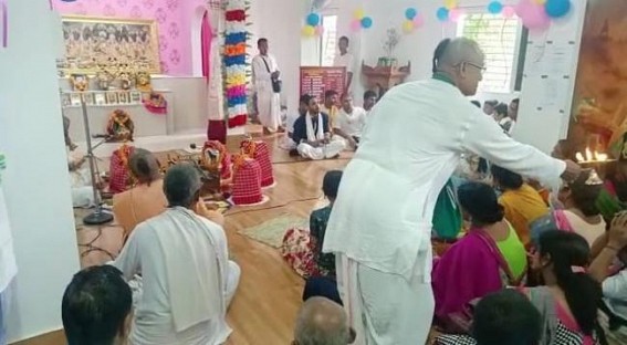 New Tourist destination as New Harekrishna Temple inaugurated in Agartala New Tourist destination as New Harekrishna Temple inaugurated in Agartala